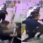 VIDEO: Hombre propina salvaje golpiza a joven en Subway en SLP