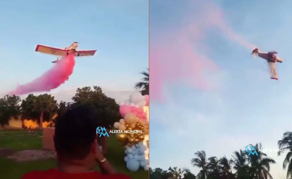Surgen videos del desplome de avioneta en fiesta de revelación del sexo de un bebé