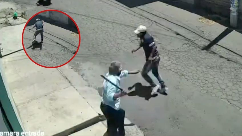 «Saqué el machete», Don Fernando defiende su papelería al intentar ser asaltado por segunda vez en Tulyehualco