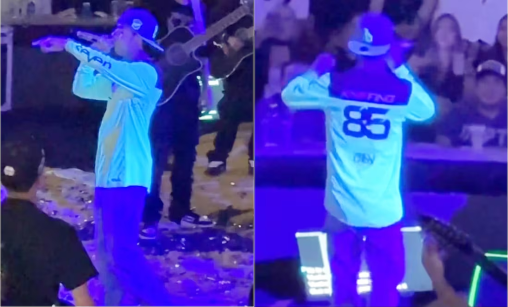 «Se la tienen que pedir a su gobierno», dice Natanael Cano sobre uno de sus corridos; le apagan el sonido en vivo