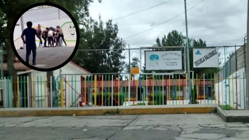 Dos mujeres protagonizan violenta pelea al interior de un kínder en Pachuca 