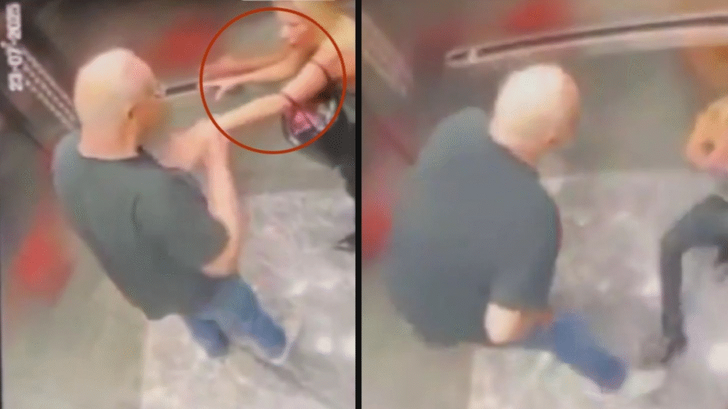 Lord Elevador es captado dando salvaje golpiza a su pareja en ascensor, vecinos aseguran no es la primera vez