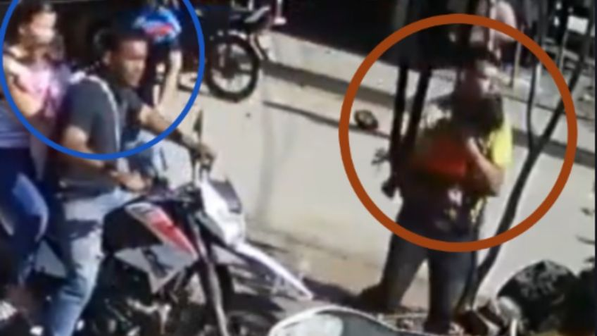 Muere una bebé de 3 años tras viajar en una moto sin casco, chocaron contra un tráiler estacionado: video fuerte
