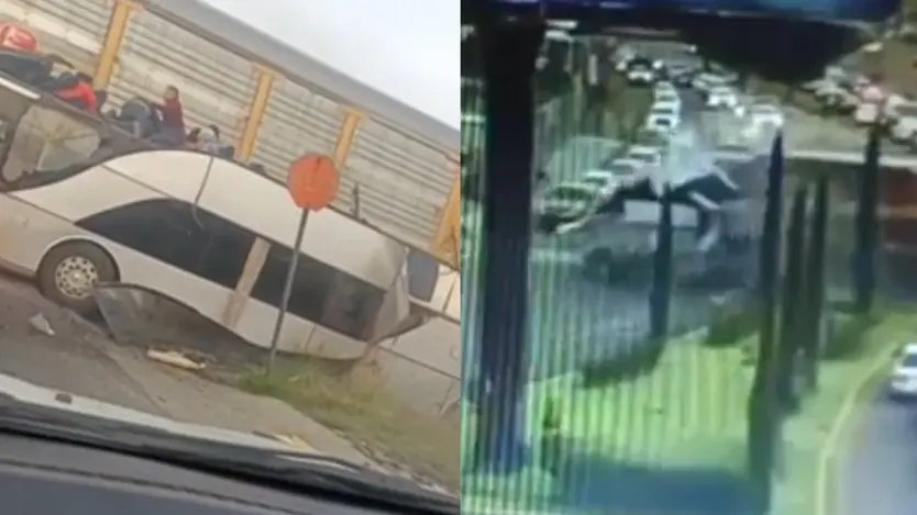 Momento Exacto del Accidente en Atlacomulco Hoy: Video Muestra cuando Tren se Llevó Autobús