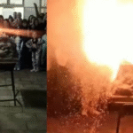 Niña se quema y entierra un objeto en la cabeza al presentar proyecto de ciencias