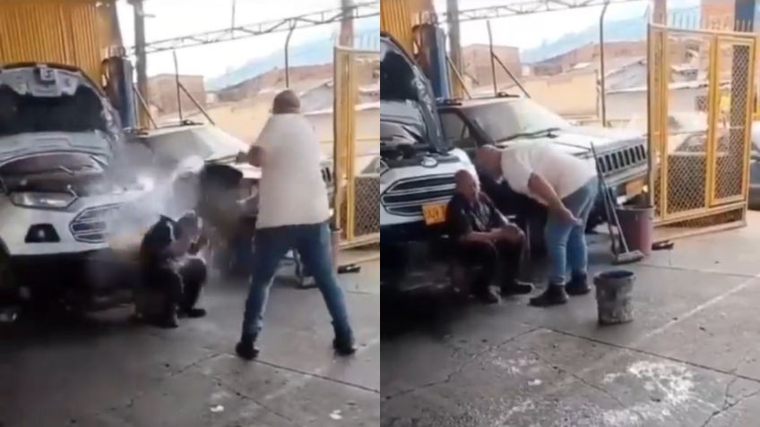 Video de agresión a adulto mayor en un taller se hace viral; autoridades prometen investigación