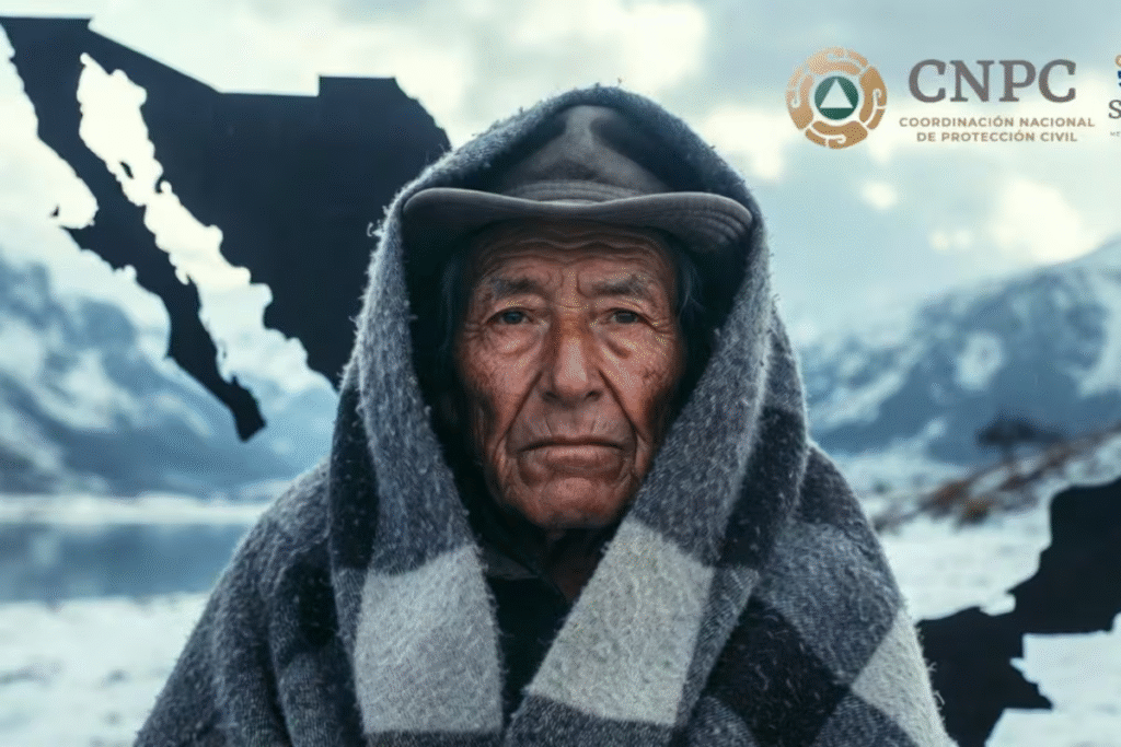 Protección Civil activa alerta por aire polar con heladas, lluvias intensas, y nieve este fin de semana